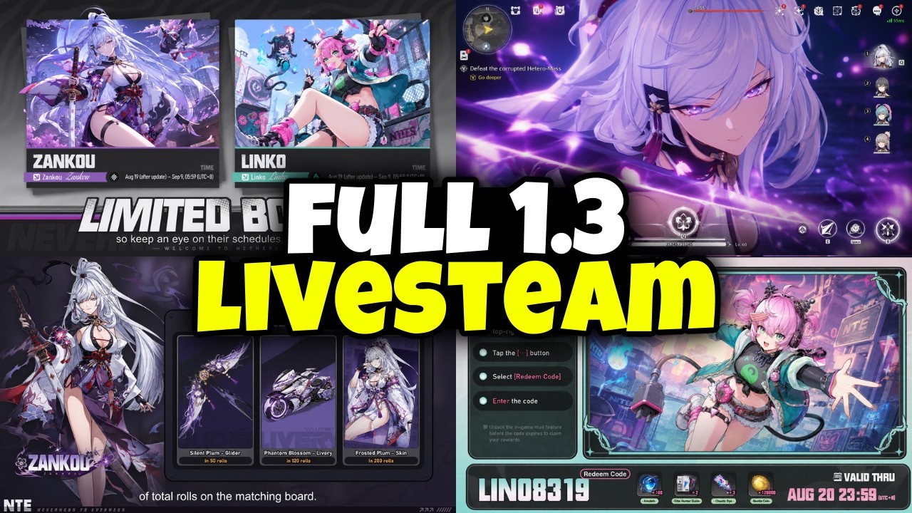 THE ENTIRE 1.3 SPECIAL PROGRAM LEAKED EARLY!!! NEW CHARACTERS, BANNER DATES [NTE]