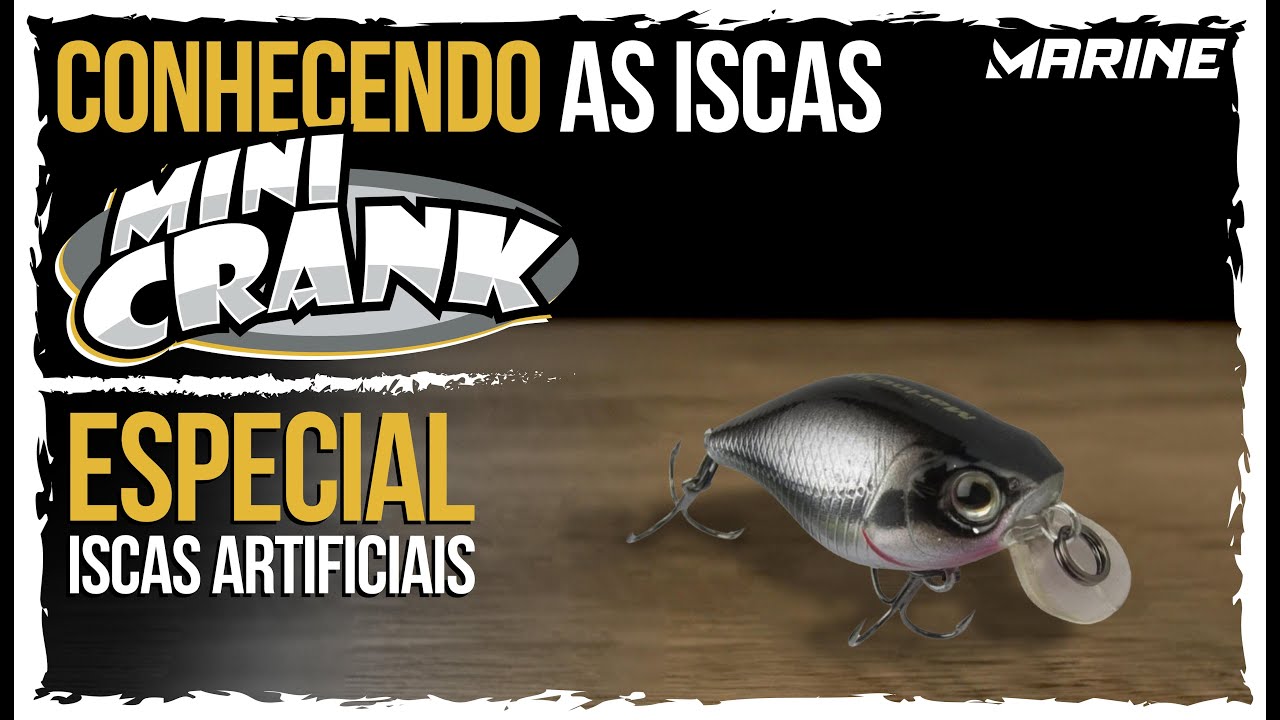 TUDO SOBRE AS ISCAS MINI CRANK  (MARINE)