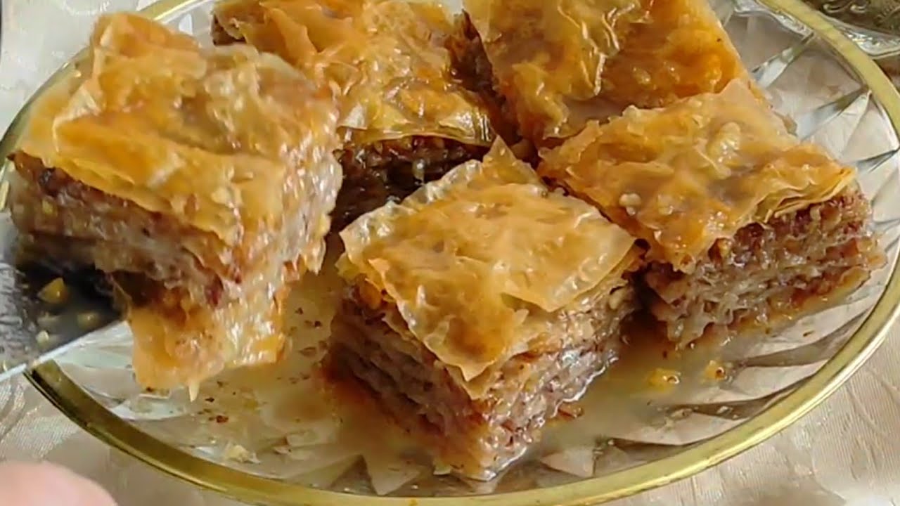 BAKLAVA /Neodoljiva poslastica za svaku priliku. TOPI SE U USTIMA!  #4k