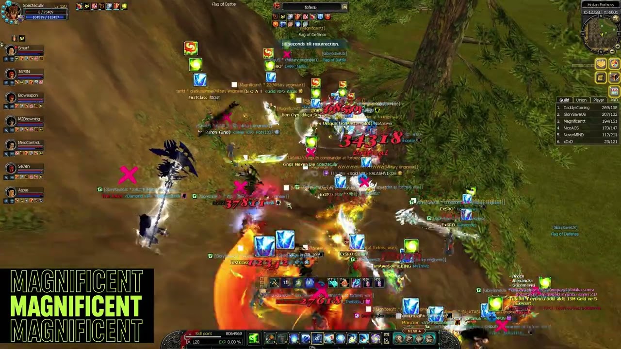 Magnificent 🆚All Server Hotan Fortress War - ExSro