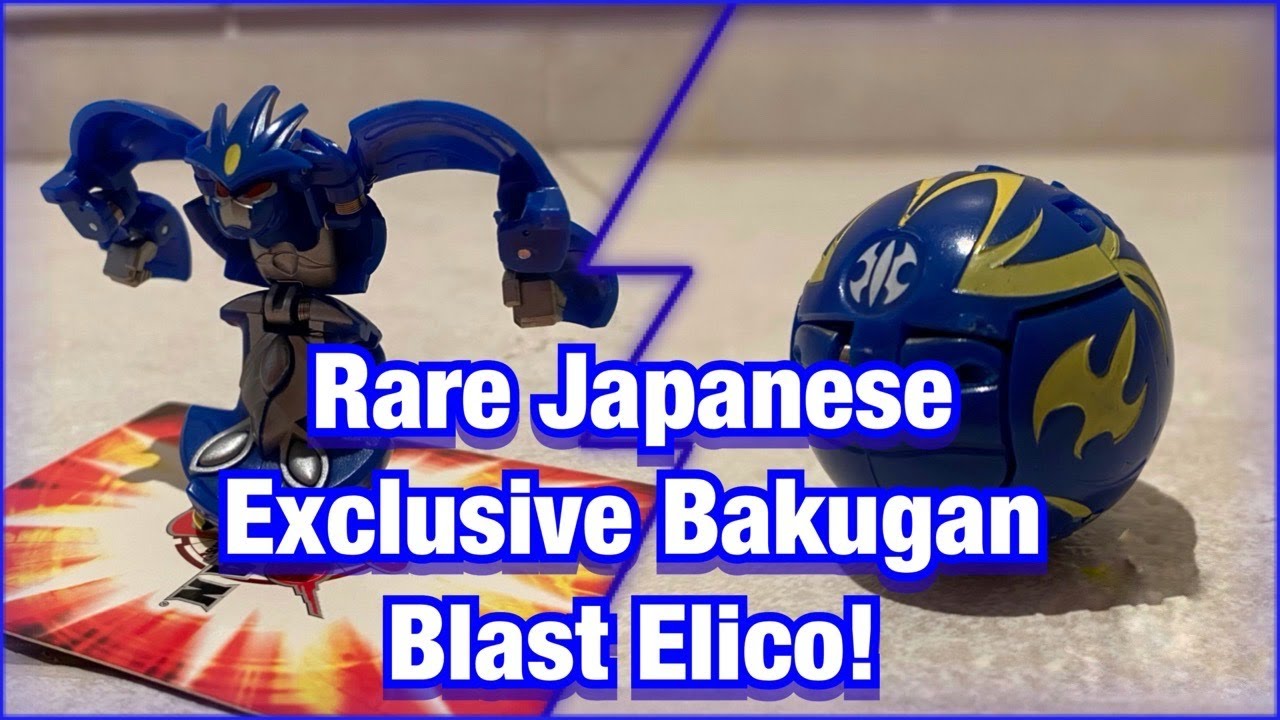 RARE JAPANESE EXCLUSIVE BAKUGAN BLAST ELICO REVIEW!