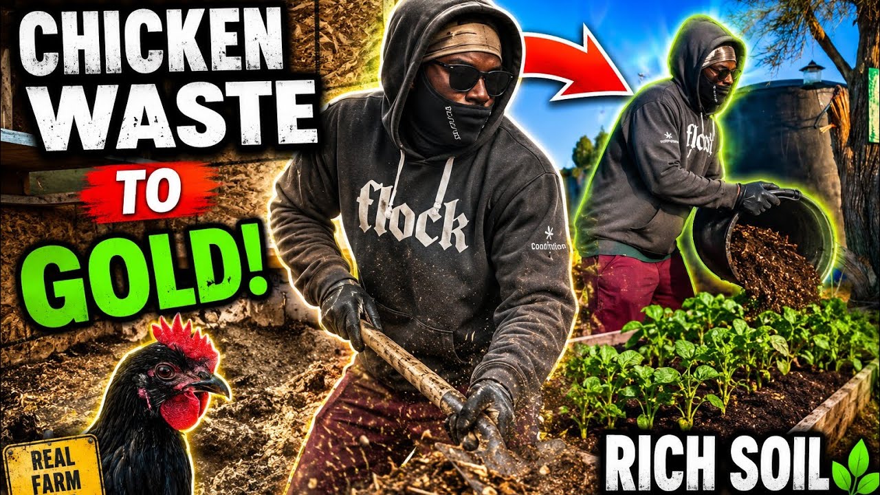From Chicken Coop to Garden Gold | Deep Clean + Compost