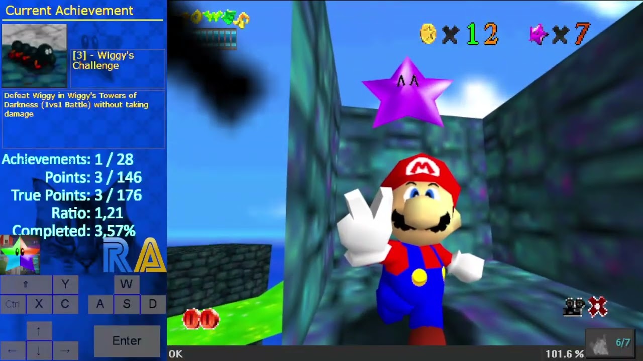 Mario and the Mystic Purple Stars RetroAchievements