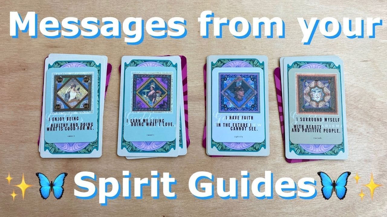 ✨🦋 MESSAGES FROM YOUR SPIRIT GUIDES 🦋✨ PICK A CARD