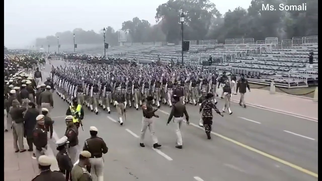 CRPF REPUBLIC DAY PARADE PRACTICE  2024