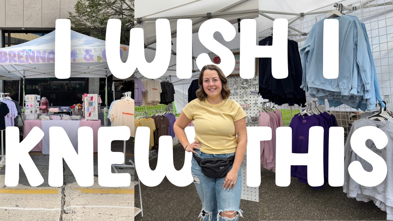 How to Start Selling at Craft Fairs & Markets in 2026 (Beginner Guide) 🛍️💸