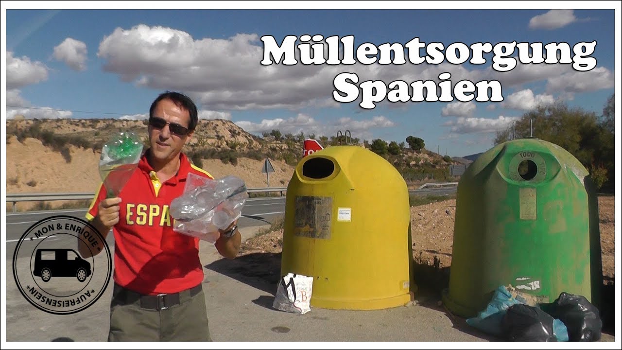 Mülltonnen und Müllentsorgung in Spanien