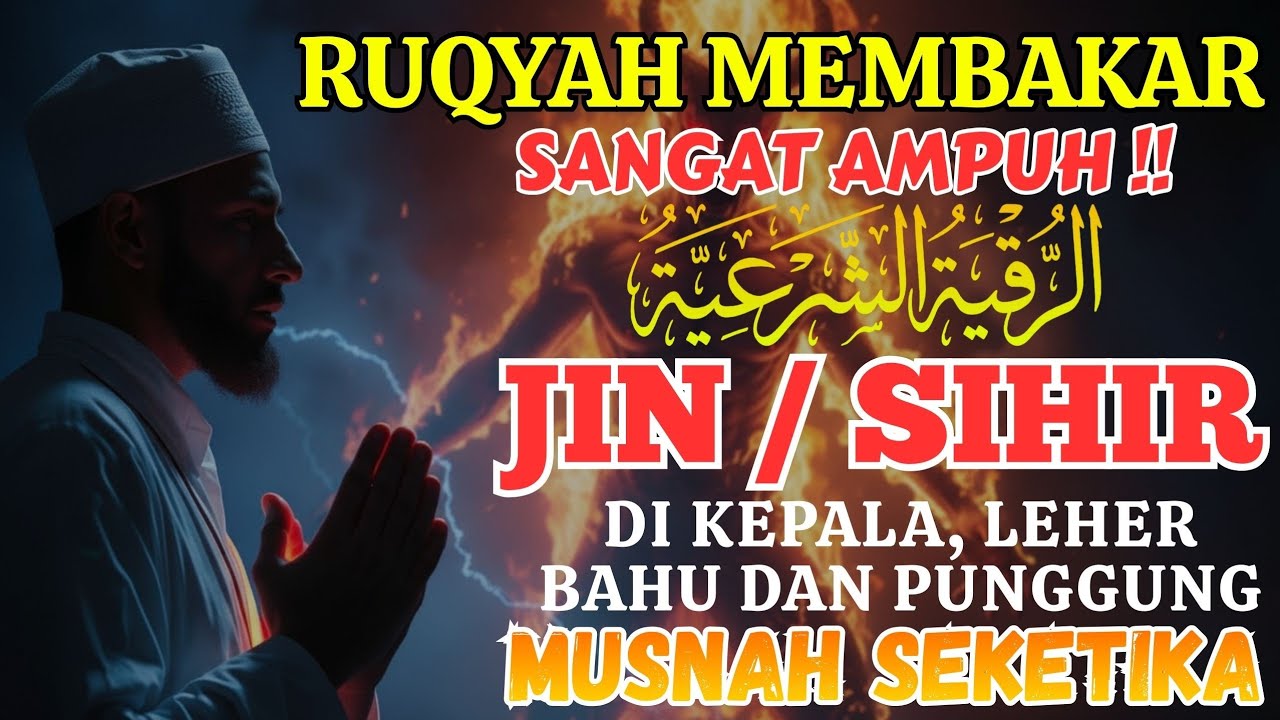 MASYAALLAH! RUQYAH RUMAH PENGUSIR JIN, SETAN & SIHIR DI RUMAH & TUBUH, PENENANG HATI DAN FIKIRAN