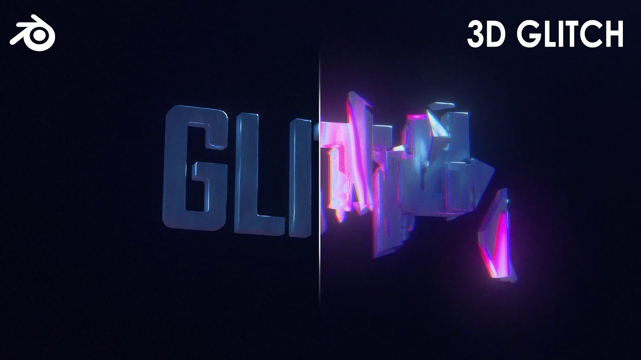 Easy Glitch Effect in Blender | Geometry Nodes