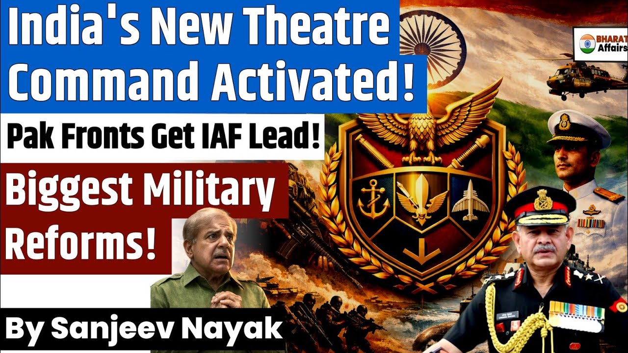 India's Biggest Military Reform: 3 New Theatre Military Command Activated!!