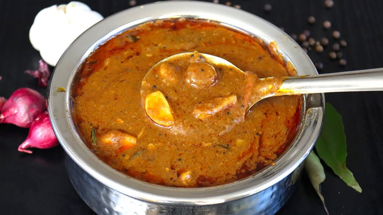 பூண்டு மிளகு குழம்பு செய்வது எப்படி/poondu milagu kulambu in tamil/kulambu varieties in tamil