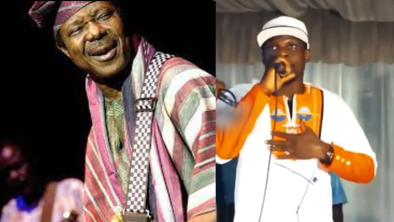 BABA IJESHA AND KING OF AFRO BEAT SUNNY ADE PERFORMANCE ON STAGE
