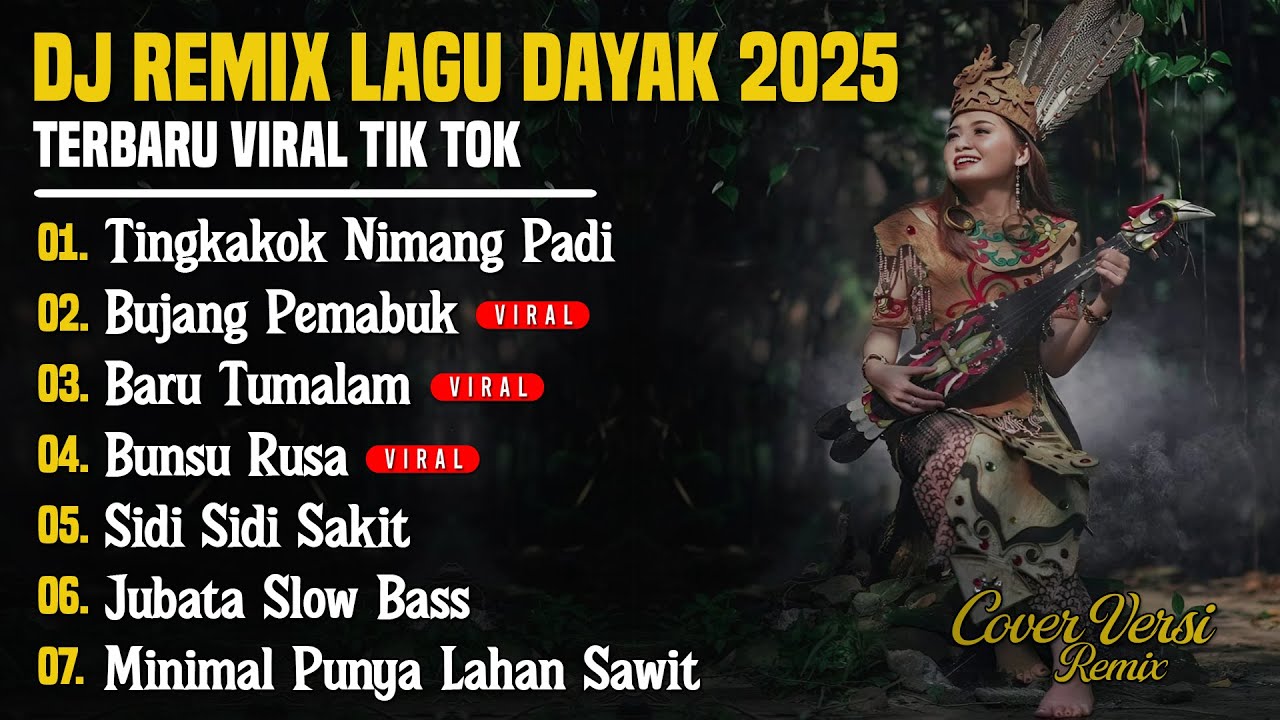 DJ LAGU DAYAK TERBARU 2025 | Viral TikTok | Cover Lagu Dayak Remix | Tingkakok Nimang Padi - Vol 14