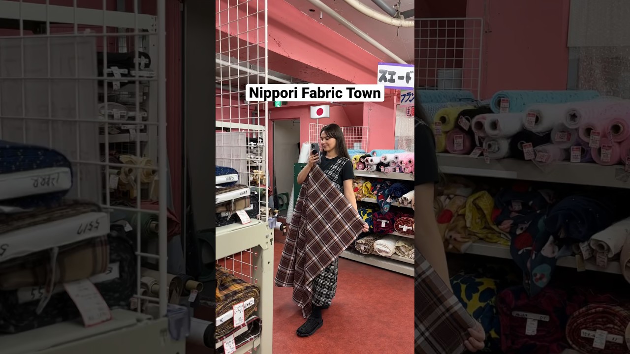 Nippori Fabric Town 🇯🇵 #fabric #japan #sewing