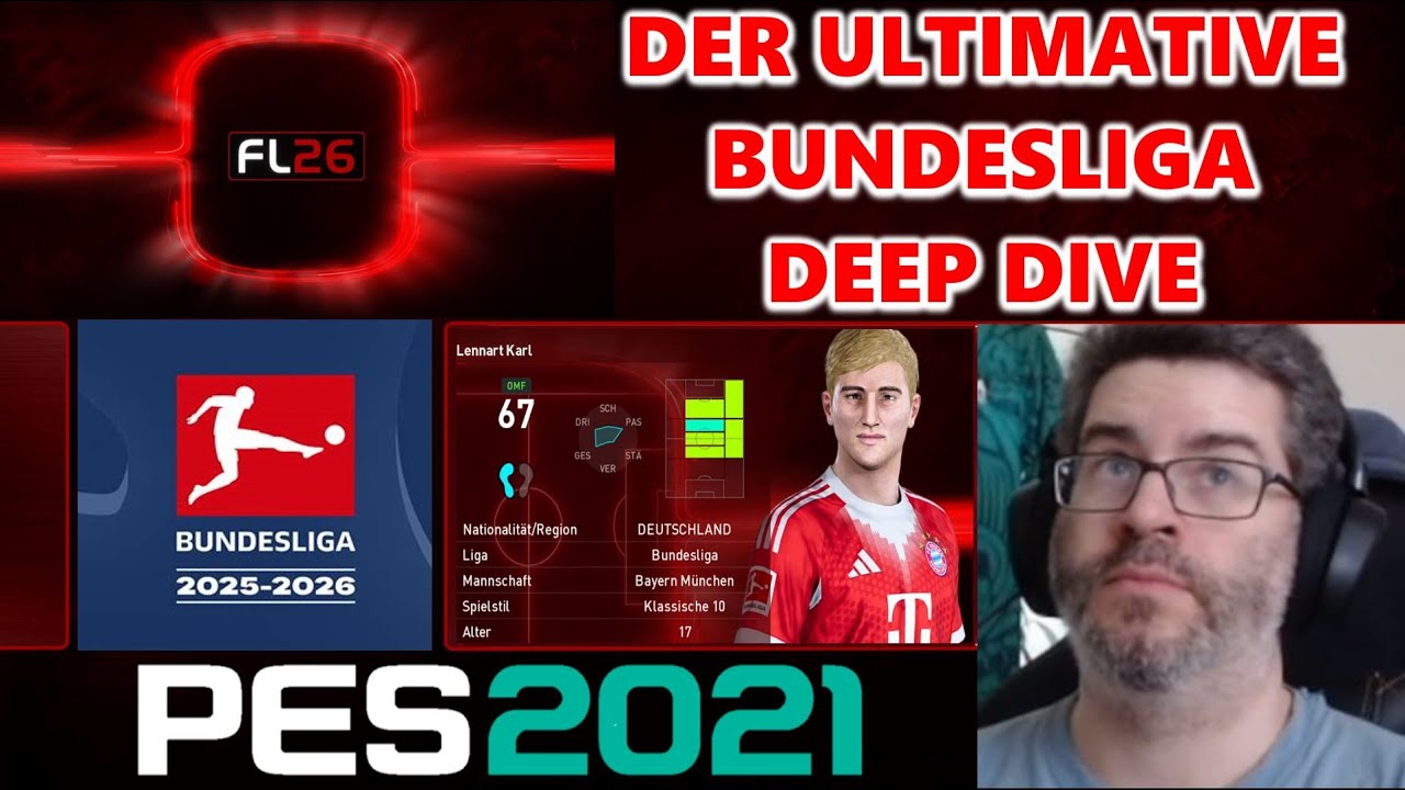 PES 2026 - BUNDESLIGA und LEGENDS Tief Tauchen (Football Life 2026 v1.1)