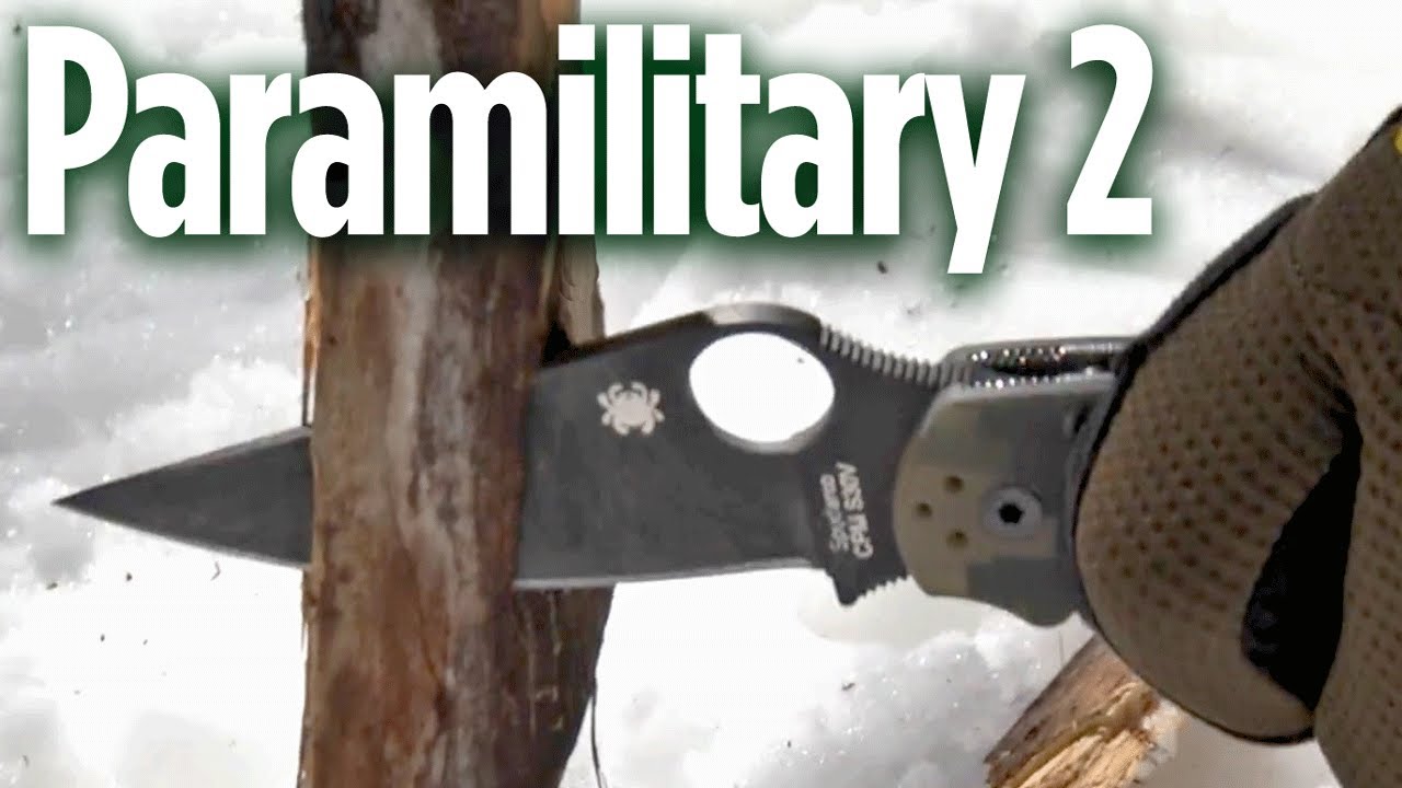 Spyderco Paramilitary 2: качество, проверенное на практике