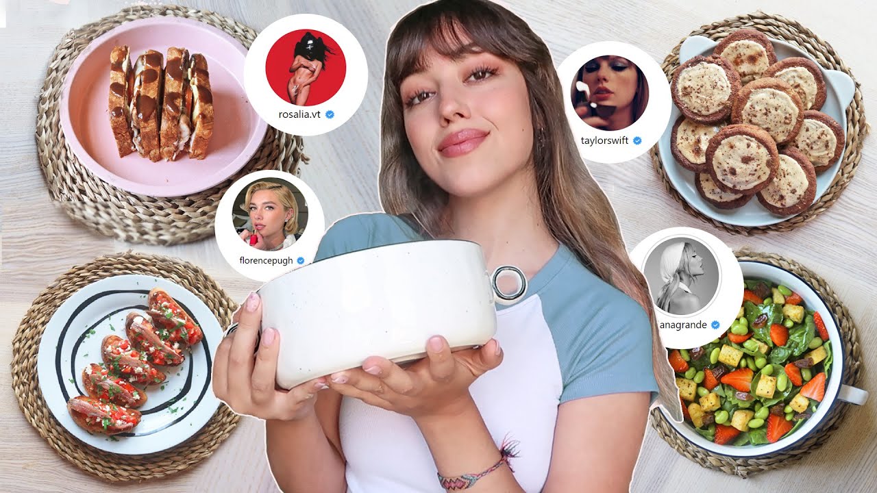 Recetas Virales de Famosas A PRUEBA 2 l Taylor Swift, Rosalia, Ariana Grande, Florence Pugh