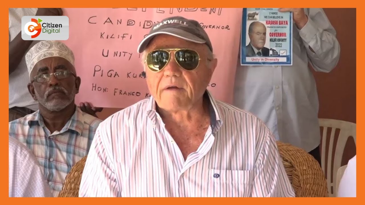 81-year-old Italian-born Kenyan eyeing Kilifi County governor’s seat