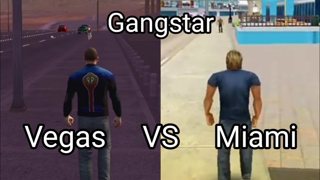 Gangstar Vegas VS Gangstar Miami - Gameloft Mobile Evolution