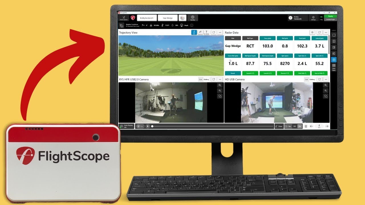 UNLOCK More Views for Mevo Plus with FS Golf PC - Including Swing Cams!