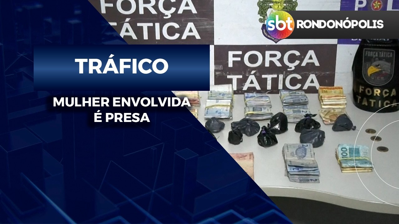 FORÇA TÁTICA DETÊM PONTO de TRÁFICO