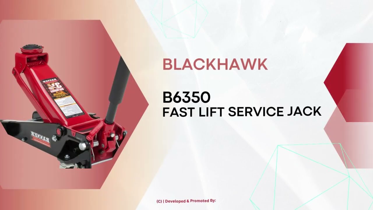 BLACKHAWK B6350 FAST LIFT SERVICE JACK