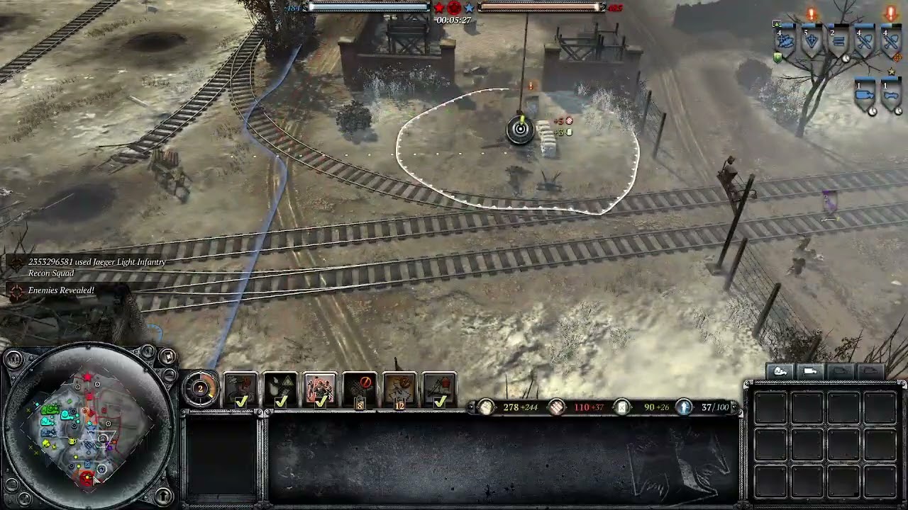 On the road to TOP RANK[4v4]  lvl 11| Company Of Heroes 2 Axis Ranked Match  310