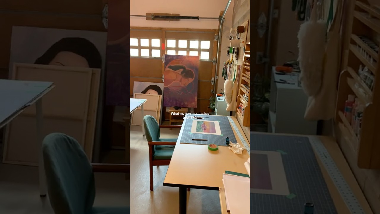Day in a life of an artist