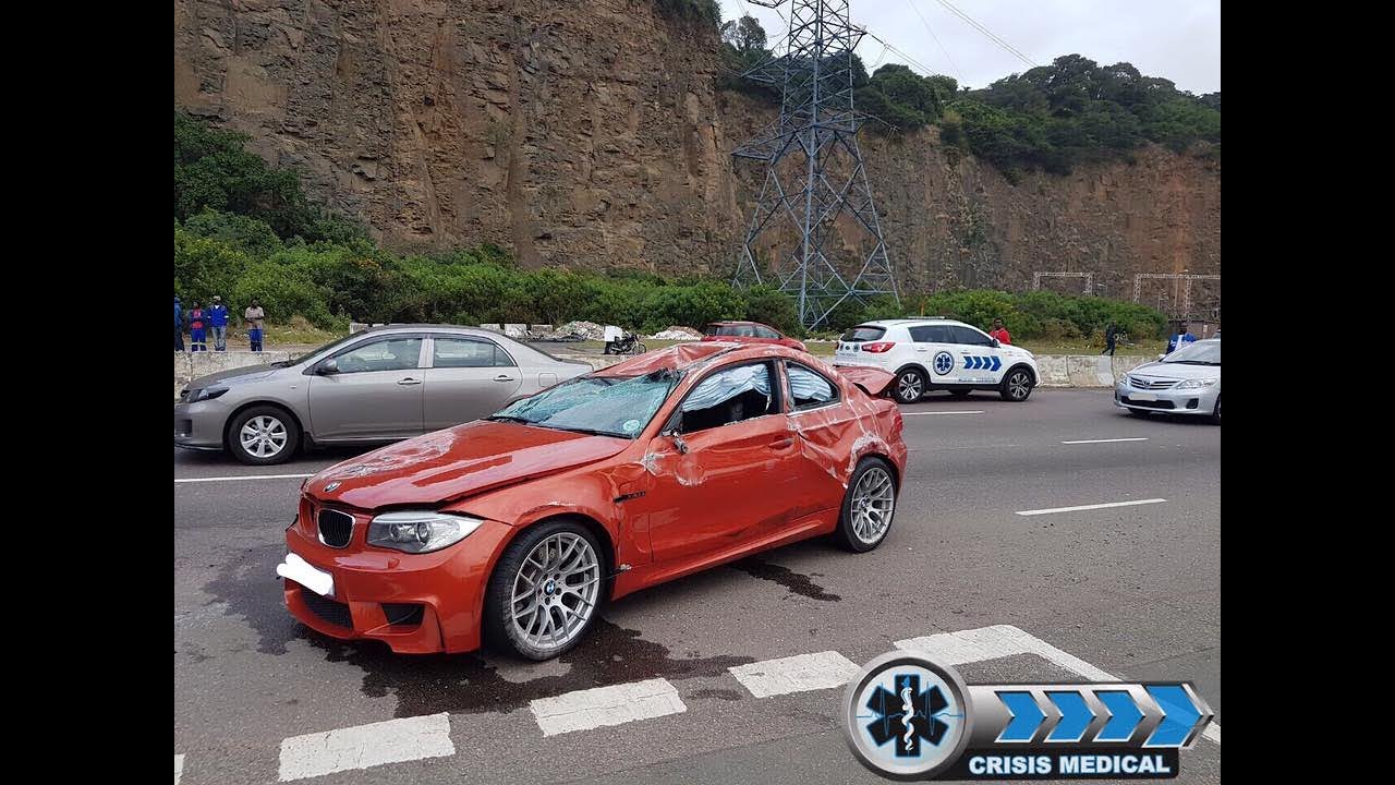 CCTV BMW 1M Crash Durban South Africa 20 June 2017