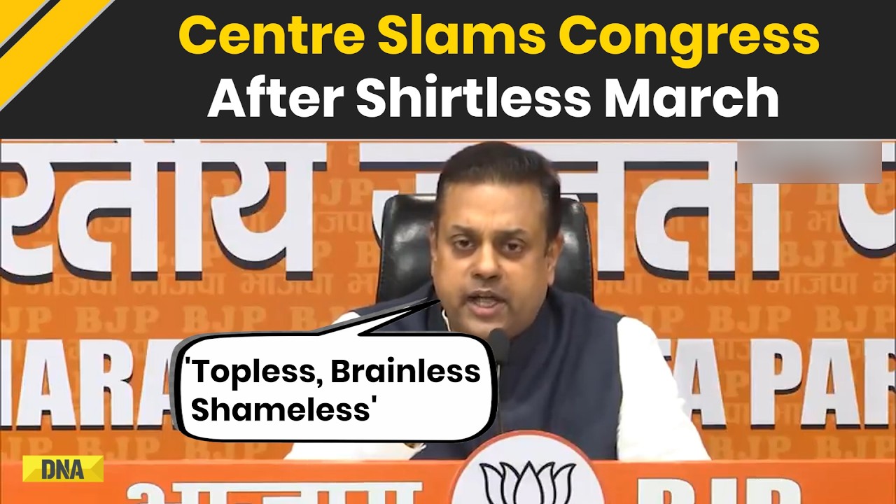 AI Summit: Topless, Brainless, Shameless: Centre Slams Congress After Shirtless March