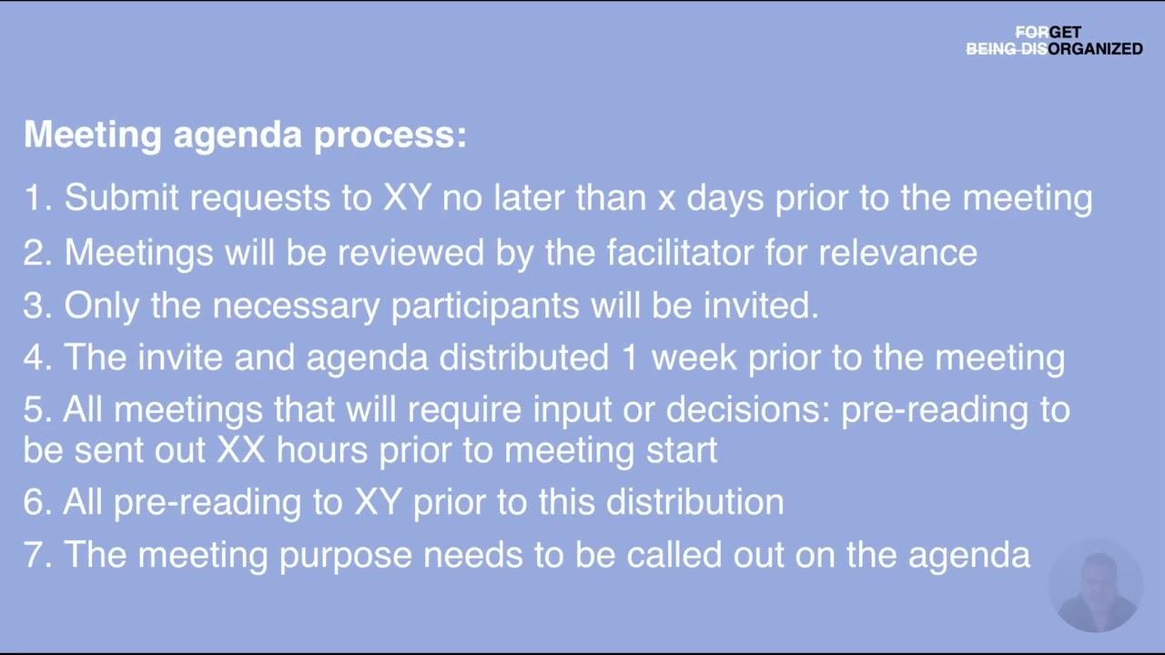 VIDEO 26:  4.4. MEETING PROTOCOL