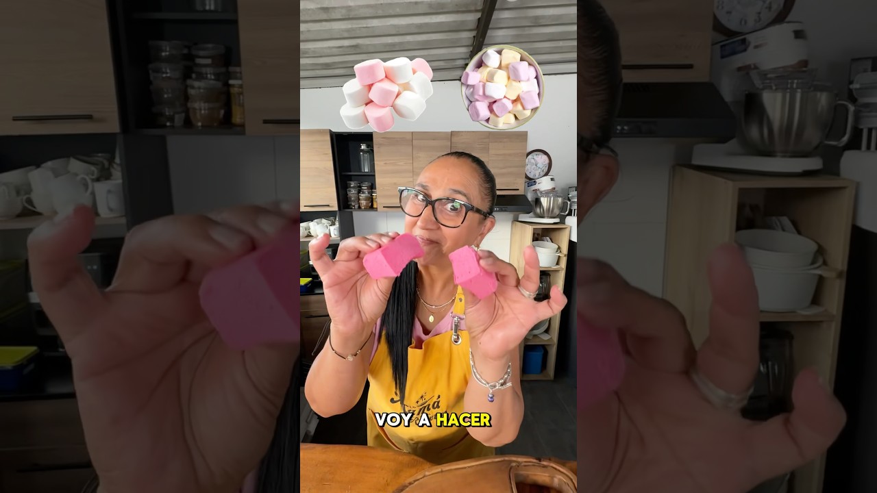 Hice malvaviscos 🍬🤯