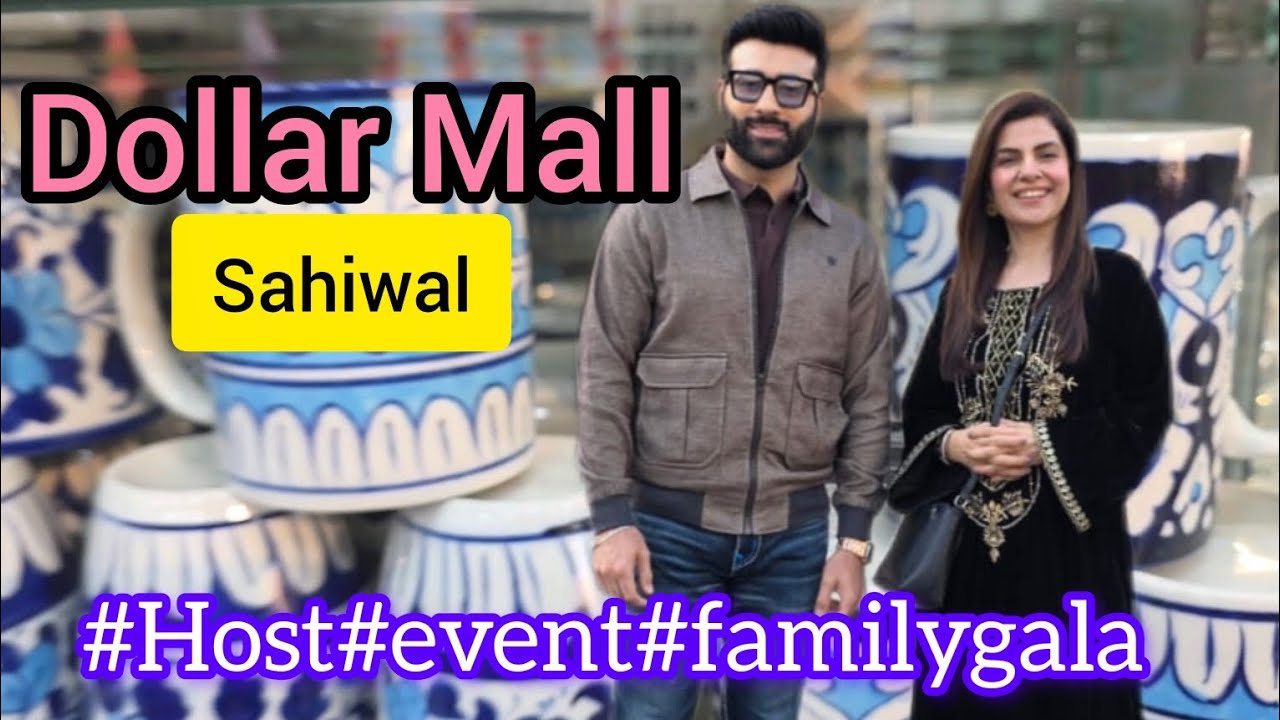 Amazing dollar shop in Ajwa global, sahiwal.hosted an event with Faizan sheikh 