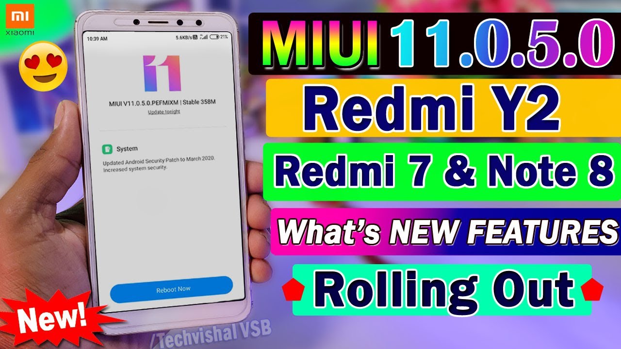 MIUI 11.0.5.0 Stable Update Rolling Out Redmi Y2, Redmi 7 & Note 8 | TOP New Features | Android 10 ?