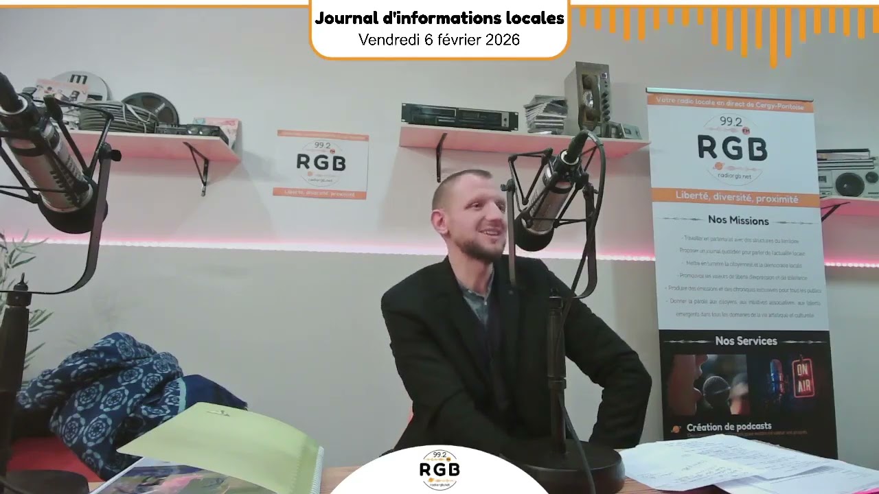 Journal d'informations locales 2/2 - Vendredi 6 février 2026 - Radio RGB 99.2 FM