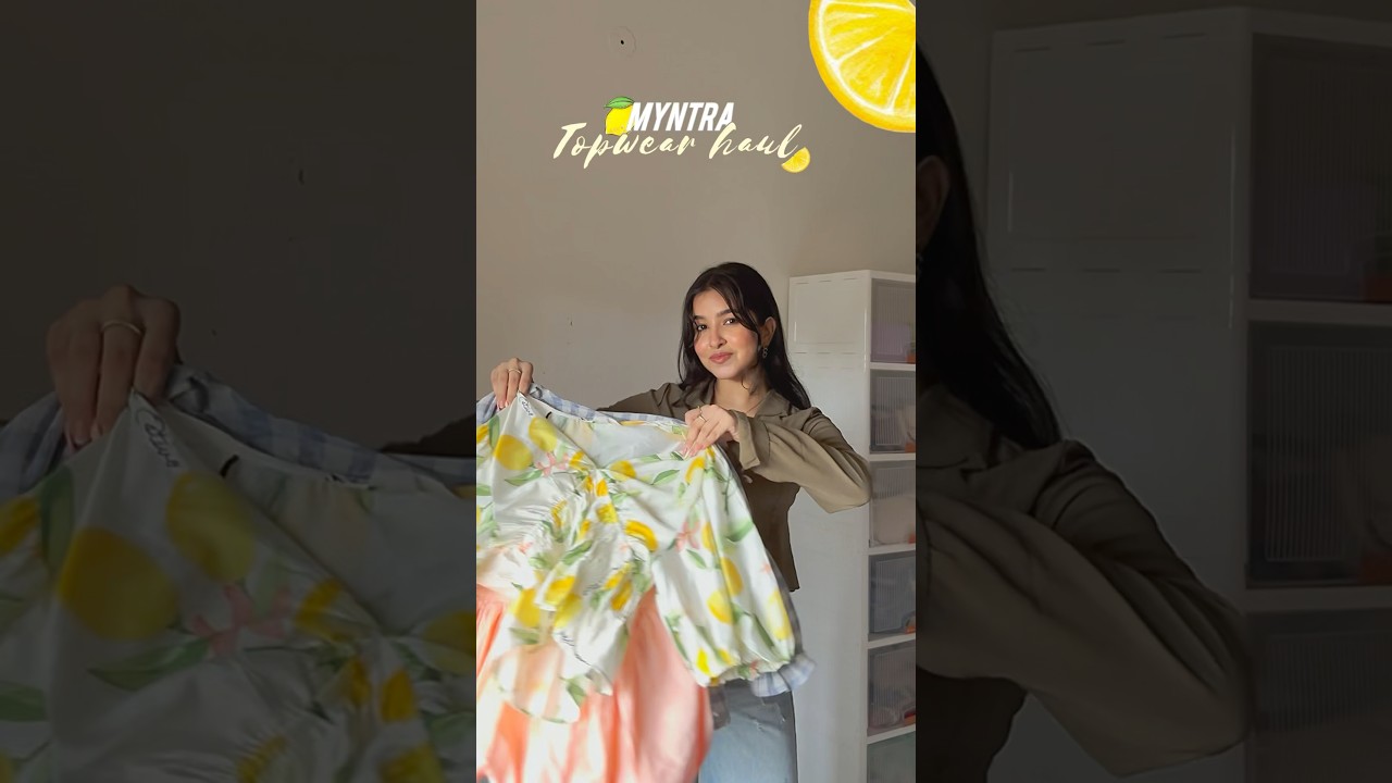 Myntra Topwear haul 