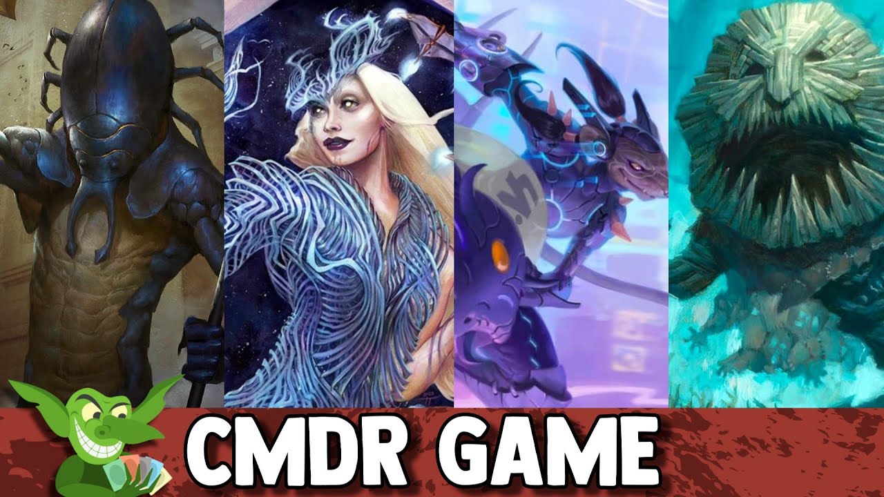 The Scarab God vs Breya, Etherium Shaper vs Greasefang, Okiba Boss vs Rendmaw, Creaking Nest