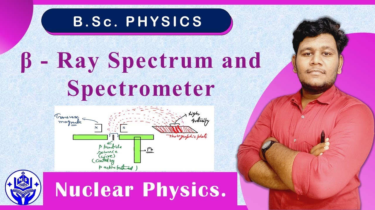 Beta-ray spectrum and Spectrometer || #msmaths #bscphysics