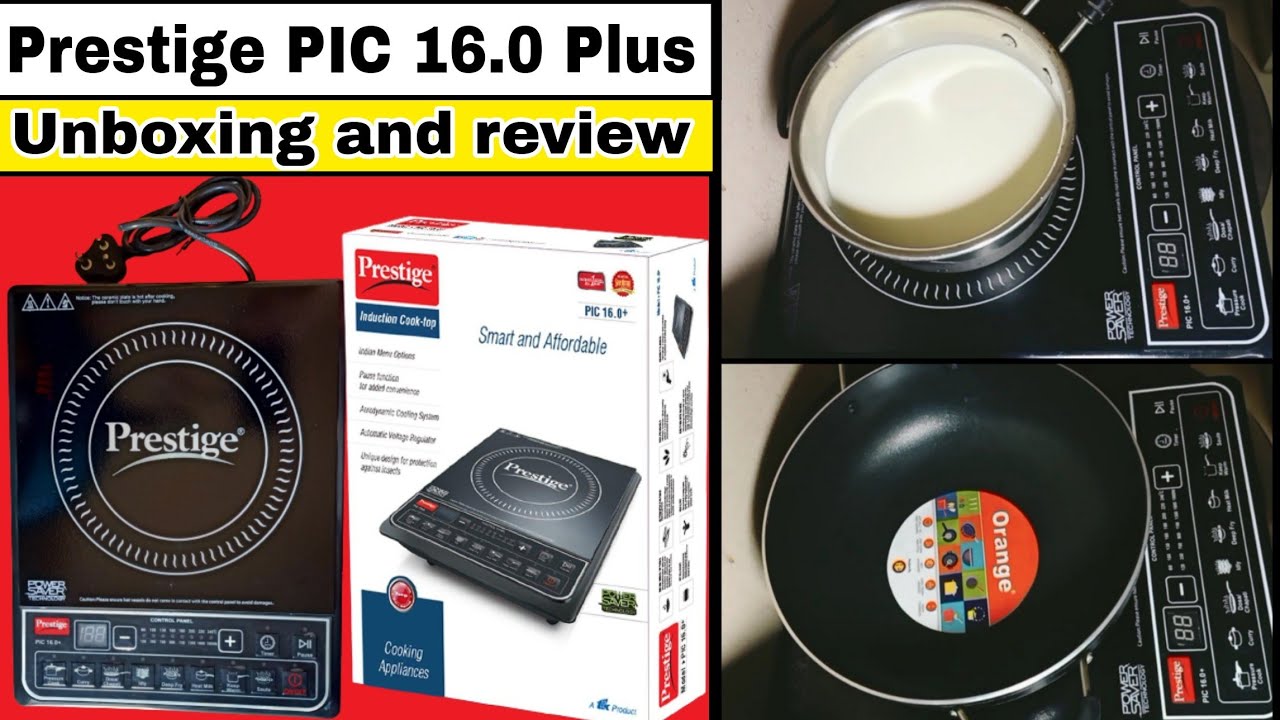 Prestige PIC 16.0 Plus | 1900 W | Prestige induction Cooktop Unboxing Demo and full review