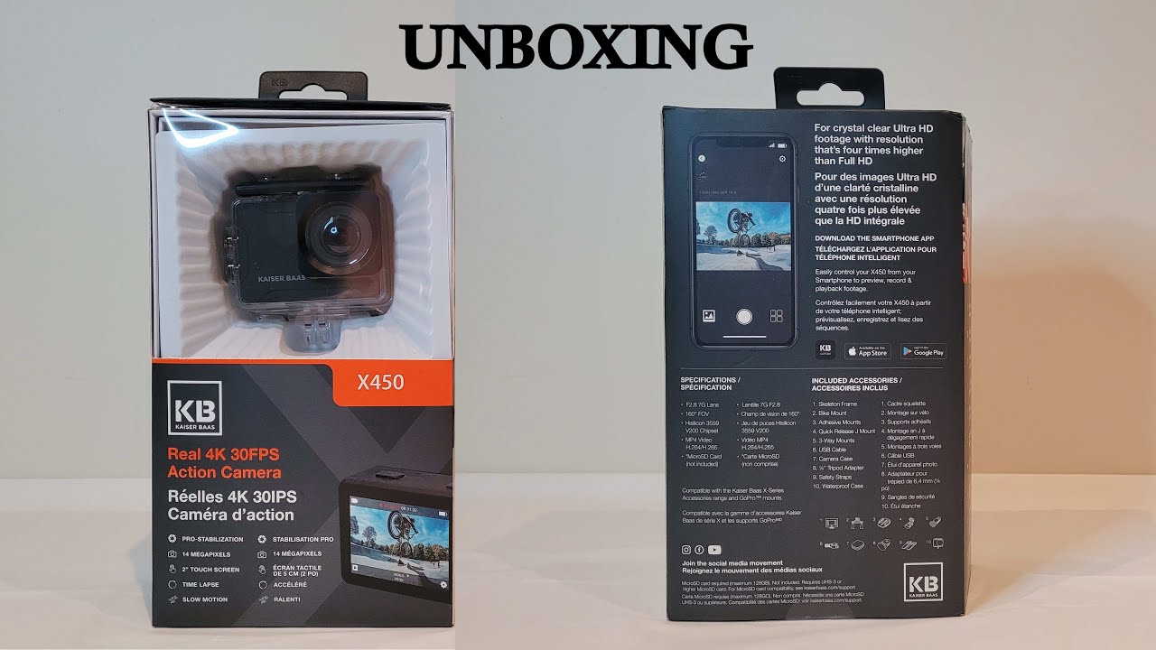 Kaiser Baas X450 4K Action Camera