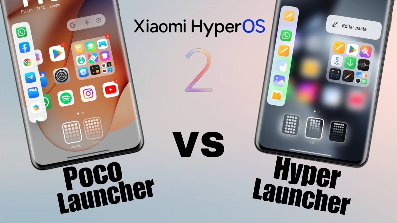 Boom 😱 - Poco Launcher VS Hyper Launcher 2 - Animations - Features - Differences and Similarities...