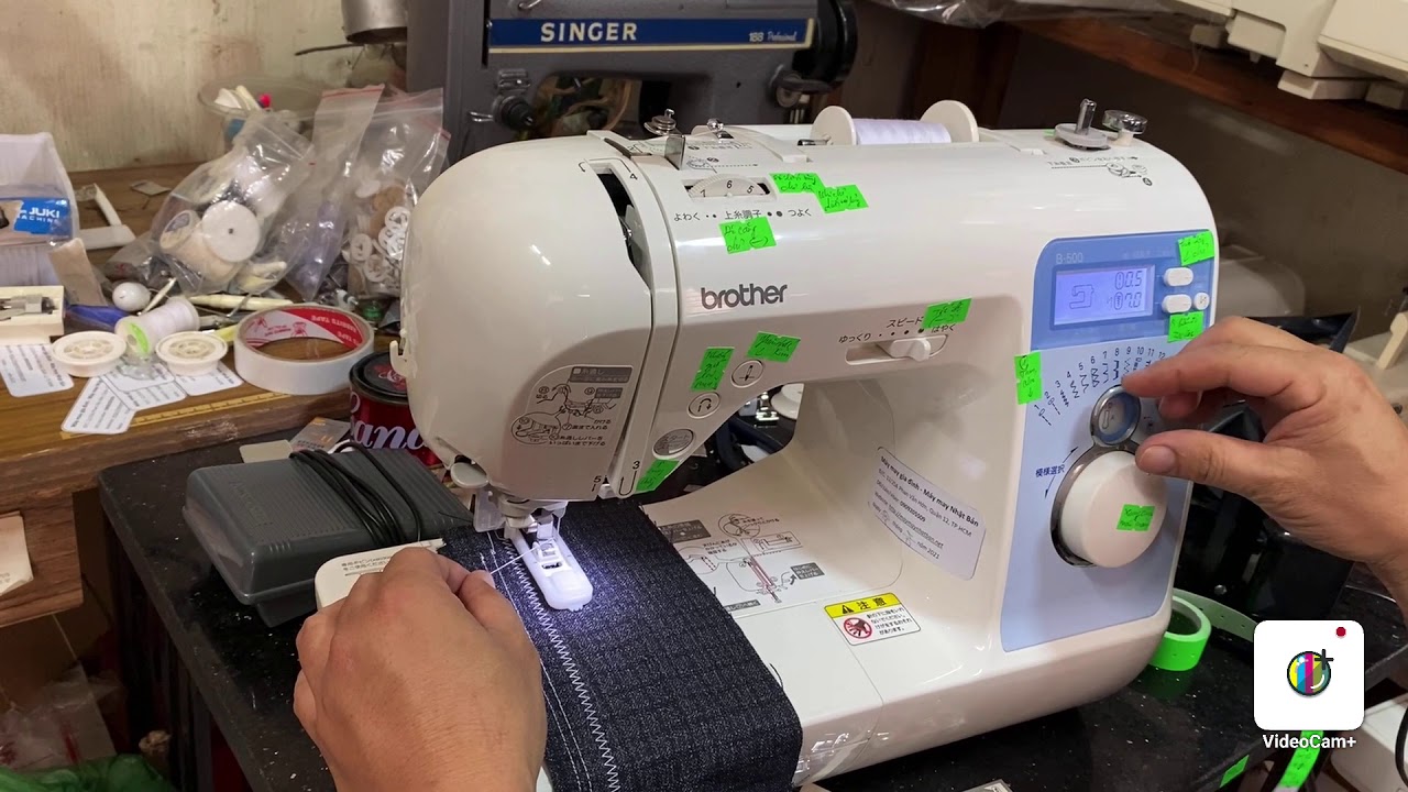 Hướng dẫn sử dụng máy may gia đình Brother B-500, Brother Teddy 50 và các model tương tự.