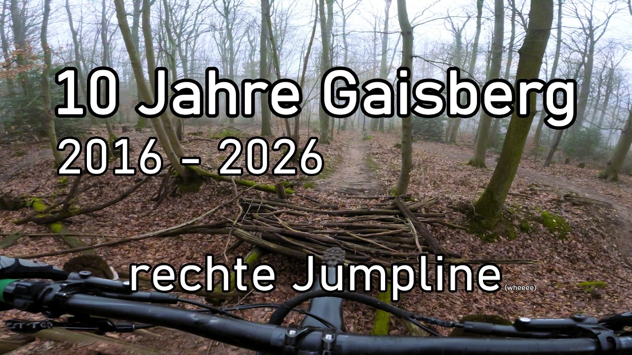 10 Jahre Gaisberg - 2016-2026 - Rechte Jumpline // Heidelberg // Let's Ride MTB