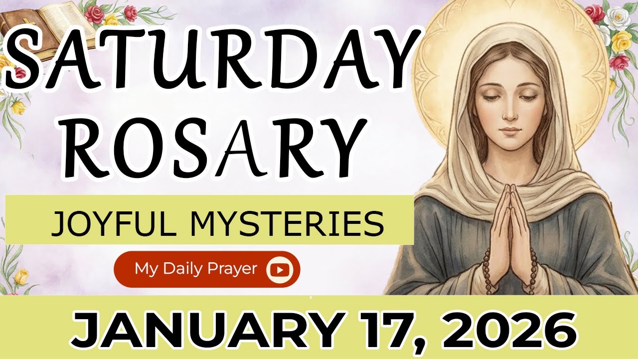 HOLY ROSARY  SATURDAY💛 JOYFUL MYSTERIES OF THE ROSARY🌹       JANUARY 17, 2025 | GOD IS NEAR