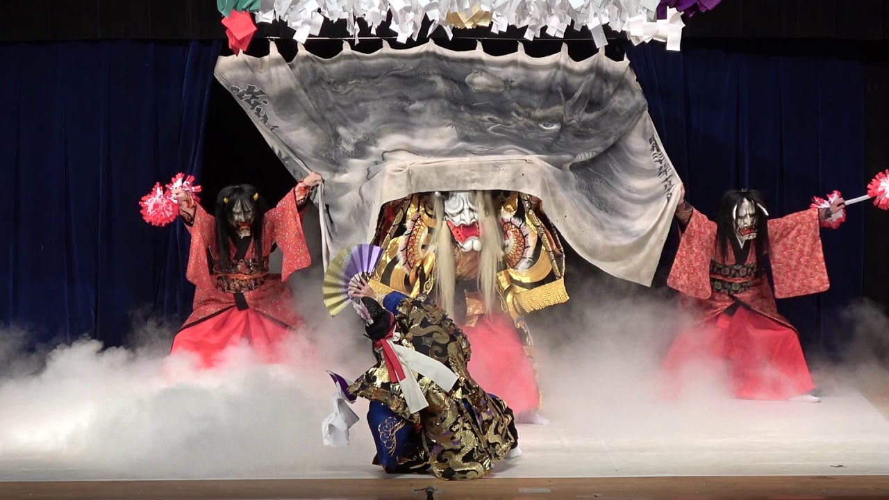 第43回陰陽神楽競演　筏津神楽団　塵倫　（旧舞　準優勝）