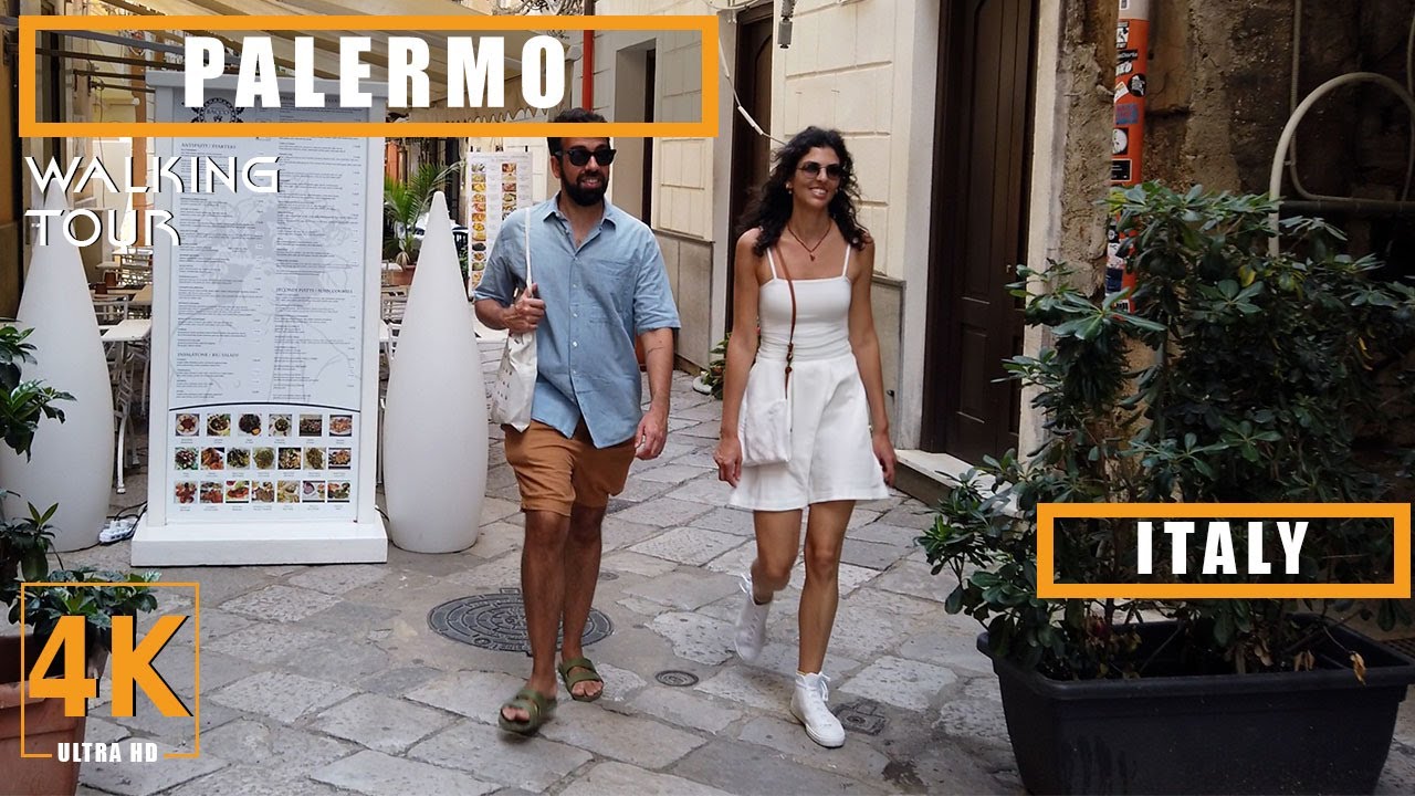 Palermo , ITALY 2023 4K Walking Tour