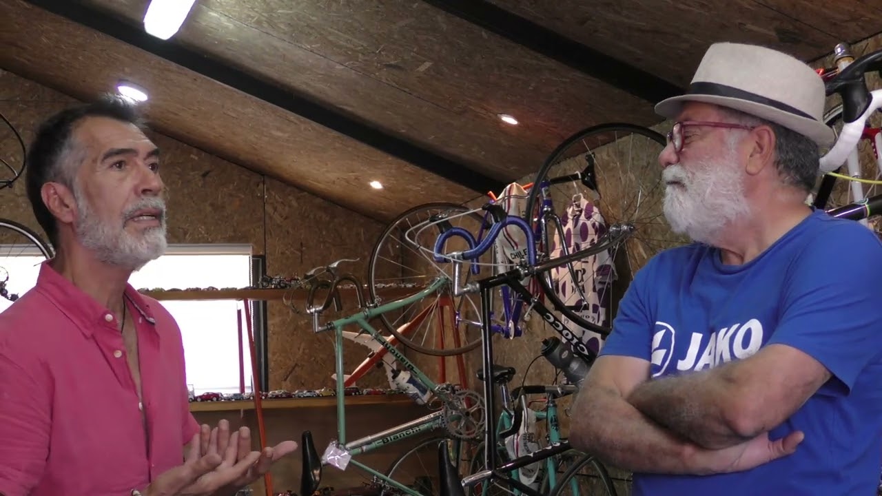 Colección de bicicletas de ruta ochenteras en Olmué