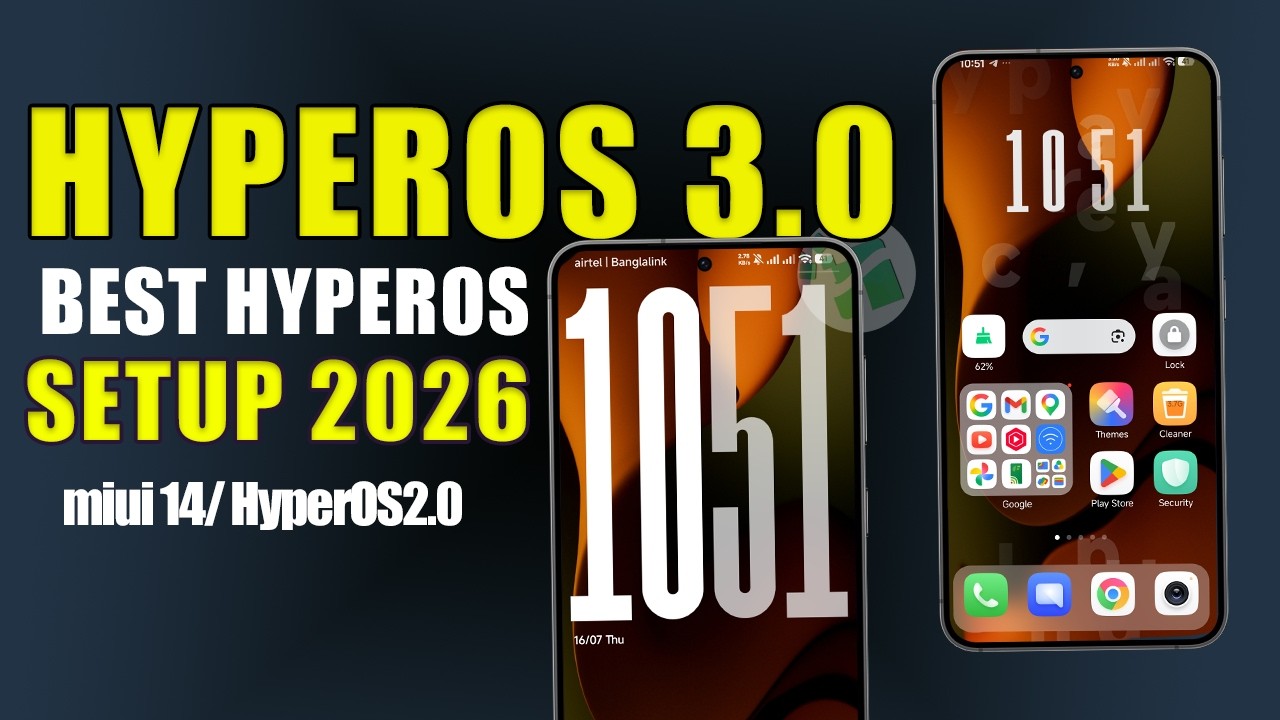 HyperOS 4 Animated Themes Icons 🔥 New 2026 HyperOS Theme | Install on Any Xiaomi Redmi Poco Phone!