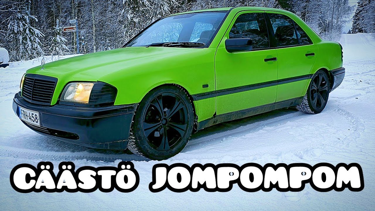 Asennetaan säädettävä alustasarja W202 mersuun.