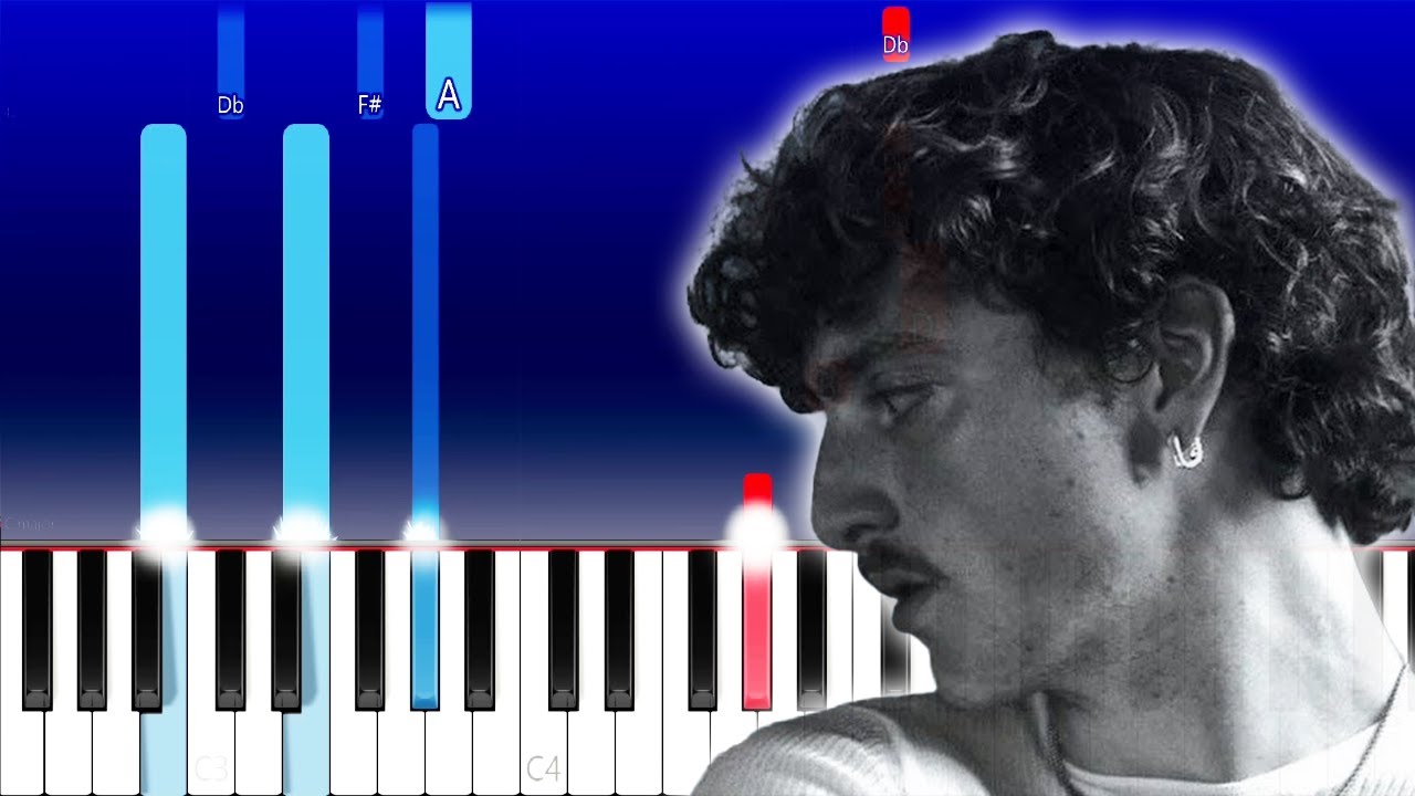 Benson Boone - Pretty Slowly (Piano Tutorial)